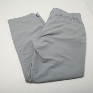 Under Armour Pants Mens 36x34 Actual 34x30 Gray Match Play Flat Front Golf